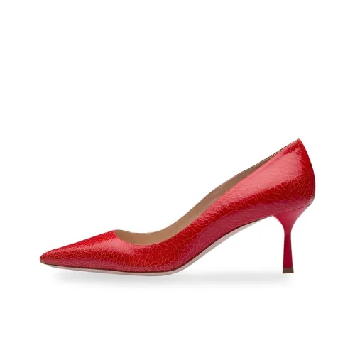 MIU MIU Slim Heel High Heels Women's Red