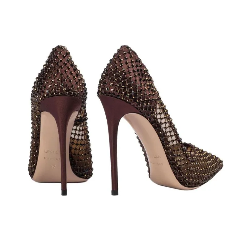 Le Silla Gilda 120mm Rhinestone embellished Pumps-3