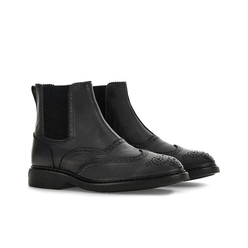 HOGAN Leather Chelsea Boots-2