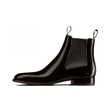 DIOR Dior Timeless Short Chelsea Boots Men's Black