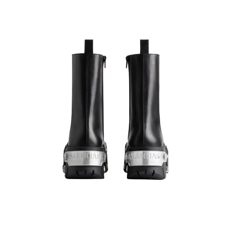 Balenciaga Bulldozer Platform Lace-up Boots-4