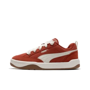 PUMA Park Lifestyle Anti-Slip Wear-Resistant Low-Top Skateboard Shoes Unisex Red