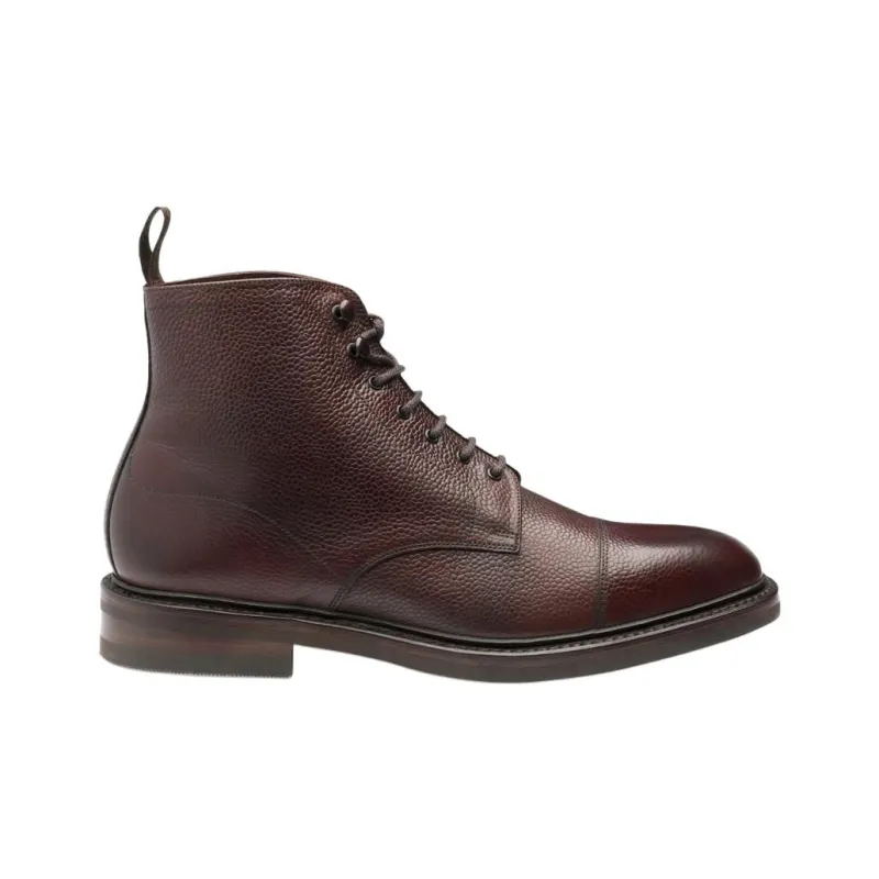 LOAKE Victory Ankle Boots Men's Brown Red-1