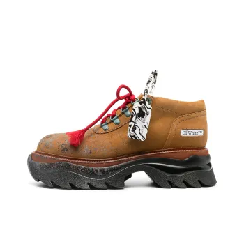 OFF-WHITE Ankle Boots Men Brown