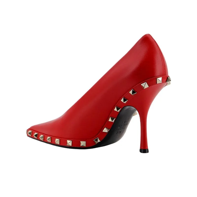 Valentino Garavani Rockstud Pointed Toe Pumps-4