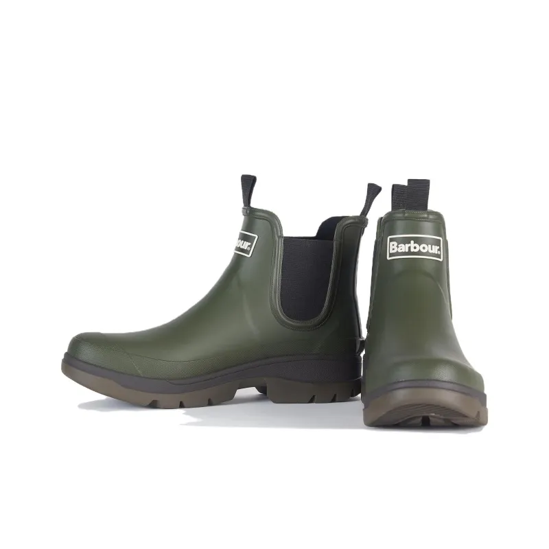 BARBOUR Chelsea Boots Men's Green-3