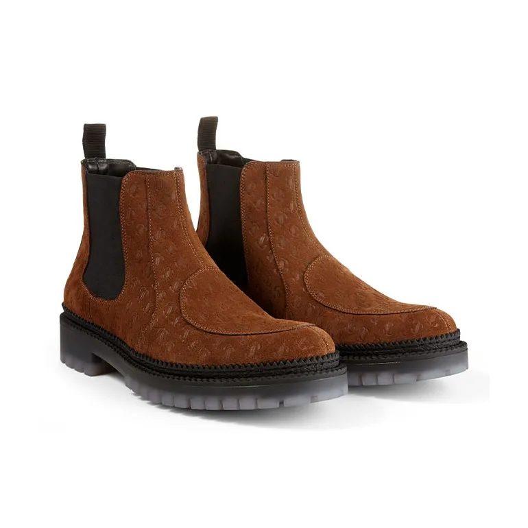 Jimmy Choo Boaz Chelsea Boots Men's Camel-2