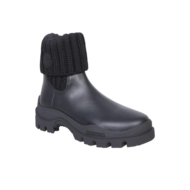 Moncler Knitted Panel Boots Women's-2