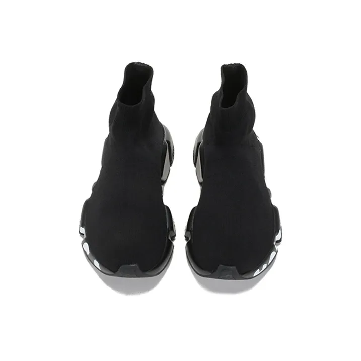 Balenciaga Speed Graffiti Black White Women's-3