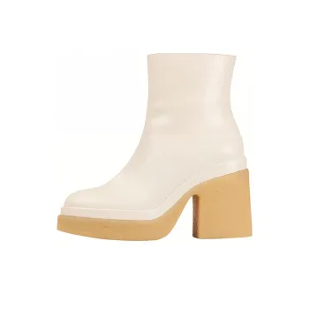 Chloe Kurtys Ankle Boots Women's White