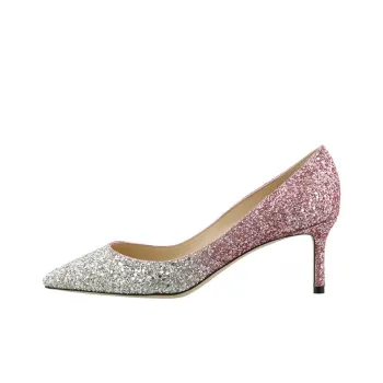 Jimmy Choo ROMY Slim Heel High Heels 6cm Women's Pink