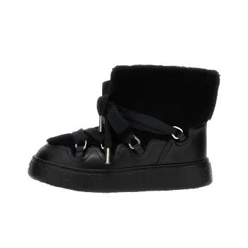 GUCCI Teddy Short Snow Boots Women's Black