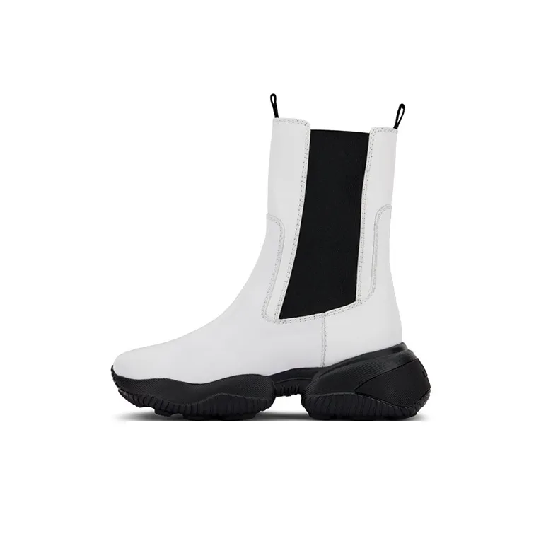 HOGAN Round Toe Chunky Boots Women's-0