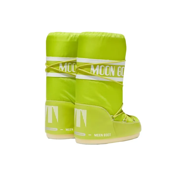 Moon Boot Icon Nylon Boot Lime Green-2