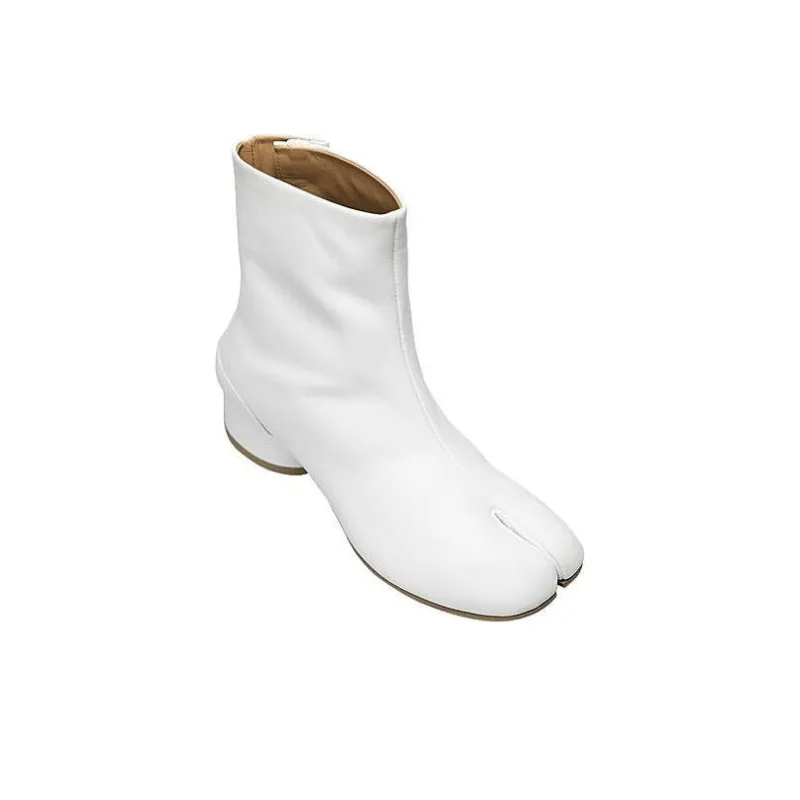 Maison Margiela Tabi 30mm Leather Ankle Boots-2