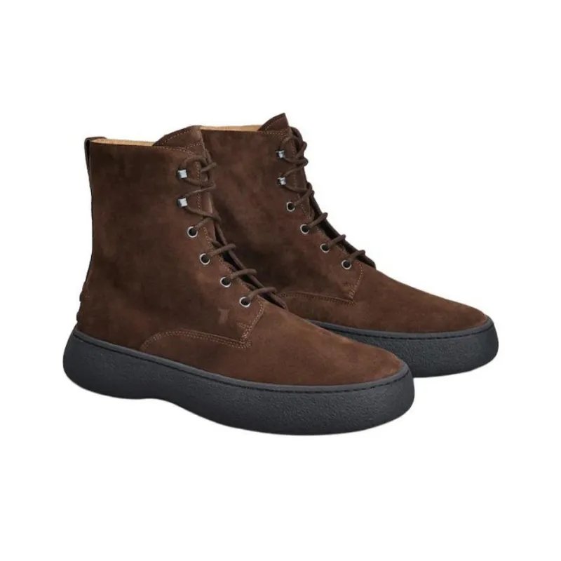 TOD'S W.G. Lace Up Ankle Boots-2