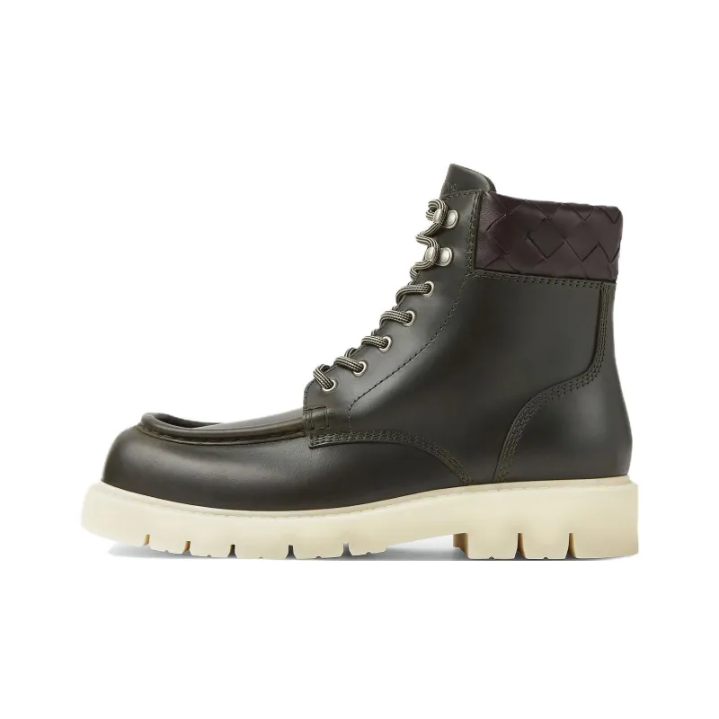 Bottega Veneta Haddock Lace Up Ankle Boots-0