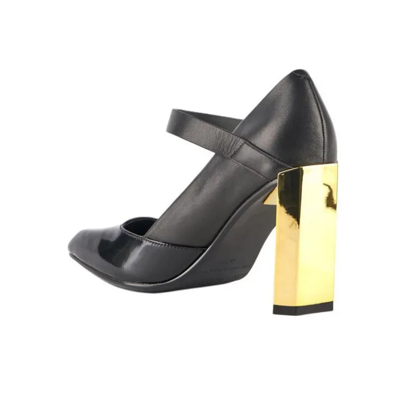 UNITED NUDE Tara MJ Hi High Heels Women's Black Gold-3