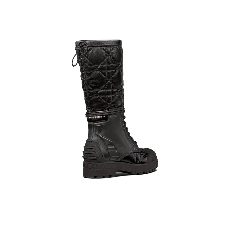 DIOR DiorIron Mid Calf Boots Women's Black-3