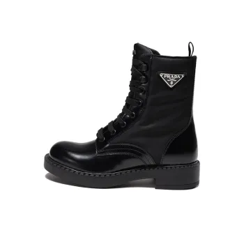PRADA Fashion Ankle Boots 2.5cm Men's Black