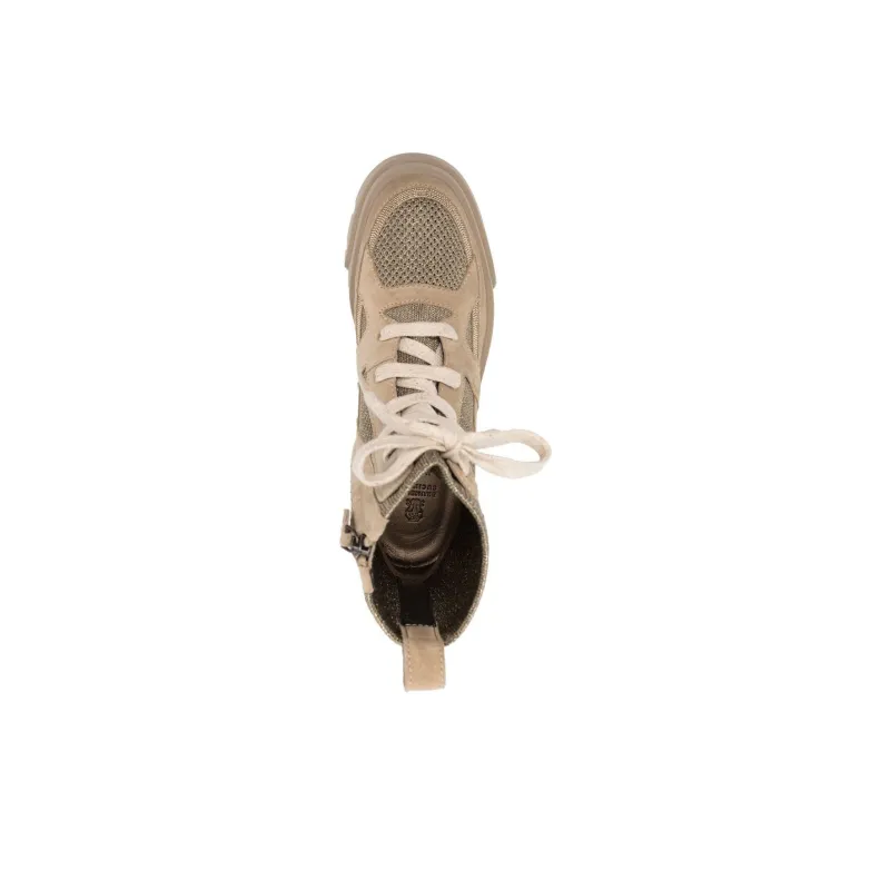 Brunello Cucinelli Round-Toe Lace-Up Ankle Boots Women's-4