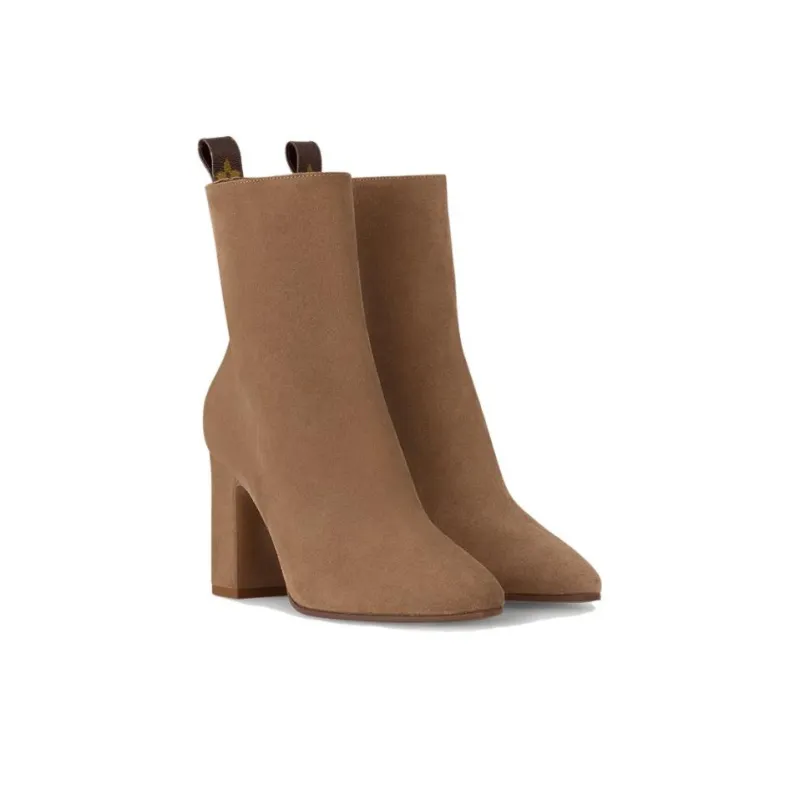 LOUIS VUITTON Donna Ankle Boots 8.5cm Women's Brown-2