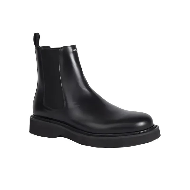 KENZO Ukio Short Chelsea Boots Men's Black-1