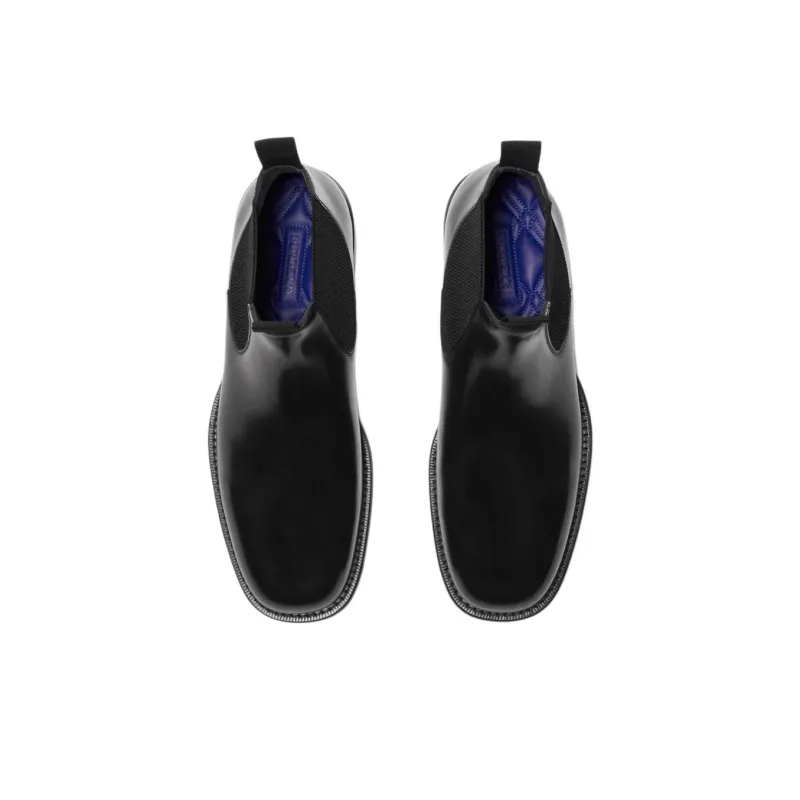 Burberry Tux Low Leather Chelsea Boots-3