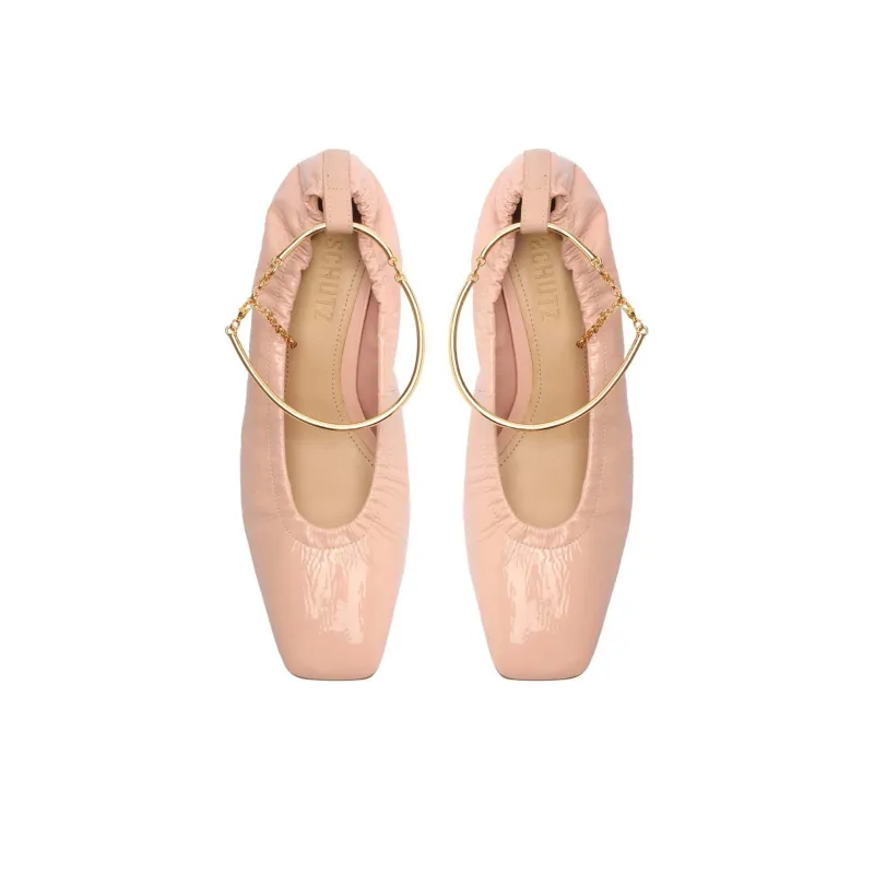 Schutz Bethany Chunky Heel High Heels 6.3cm Women's Pink-3