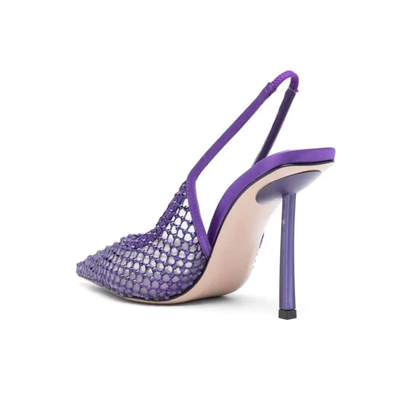 Le Silla Gilda 100mm Slingback Pumps-3