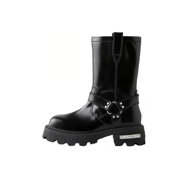 EYTYS Ankle Boots Unisex Black-0