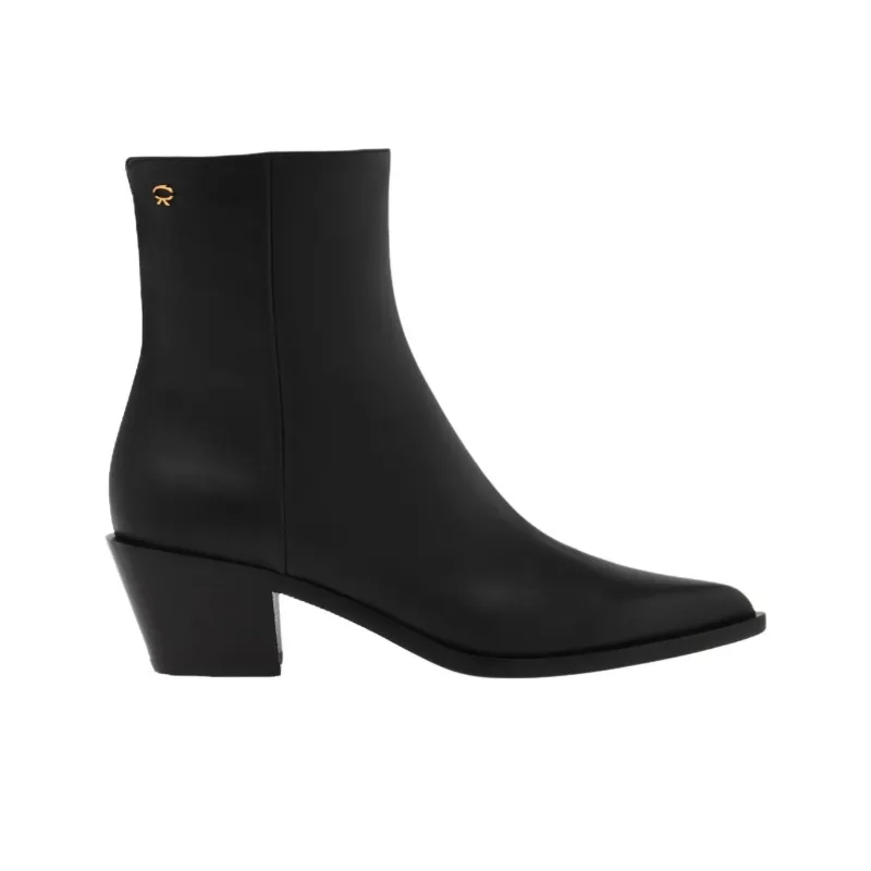 GIANVITO ROSSI Kinney Pointed-toe Ankle Boots-1