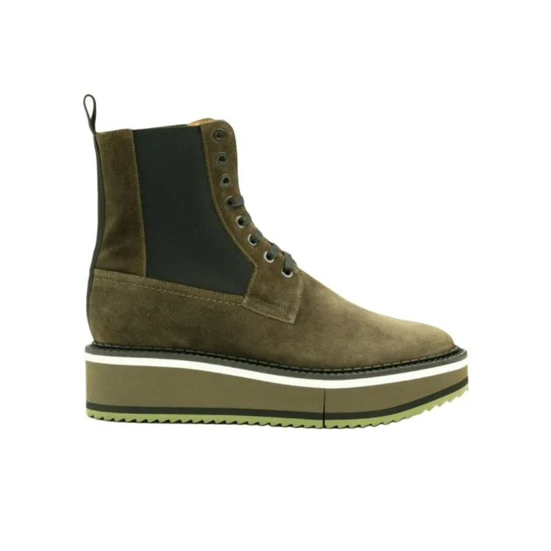 CLERGERIE Brendy Ankle Boots Women's Green-1