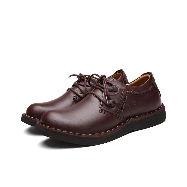 XIMO BULL Work Boots Men Low Top Brown-17