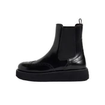 MIU MIU Short Chelsea Boots Women's Black