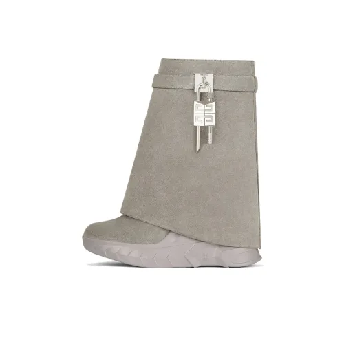 GIVENCHY Shark Lock Ankle eau 12cm Women's Medium Gray