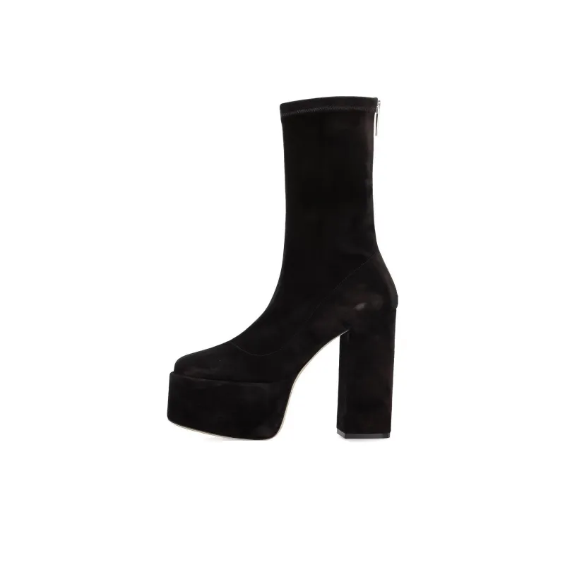 Paris Texas Lexy Round-Toe Platform Boots Women's-0