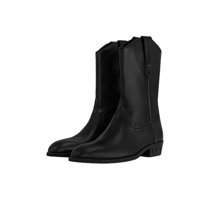 LOUIS VUITTON Rider Ankle Boots Men's Black-2