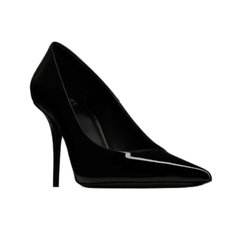 SAINT LAURENT Norma Pointed Toe Pumps-2