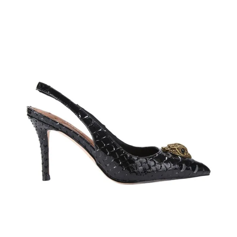 Kurt Geiger London Belgravia Slim Heel High Heels 8cm Women's Black-1