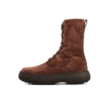 TOD'S WG Lace-up Suede Ankle Boots
