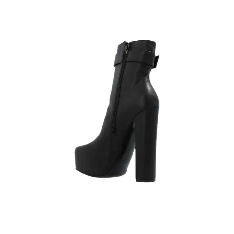 VERSACE JEANS Couture Barocco-buckle 140mm Platform Boots-4