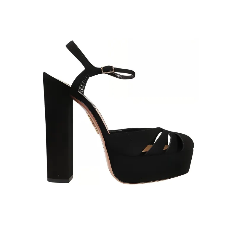 AQUAZZURA 14mm Suede Pumps-1