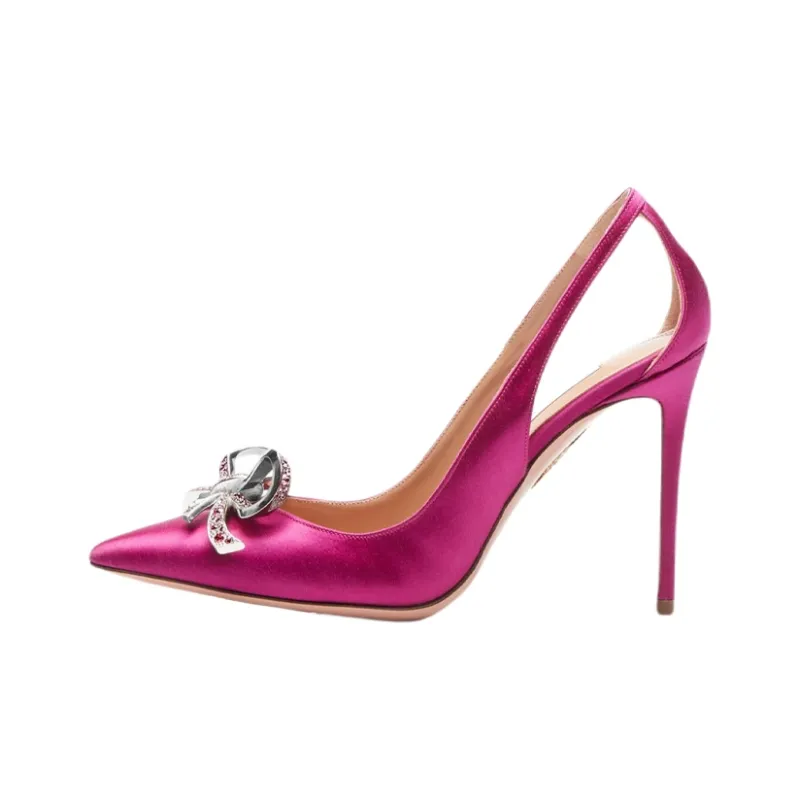 AQUAZZURA Slim Heel High Heels 10.5cm Women's Purple-0