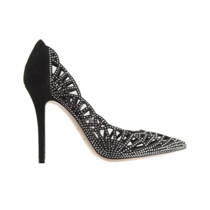 EMPORIO ARMANI Slim Heel High Heels Women's Black-2