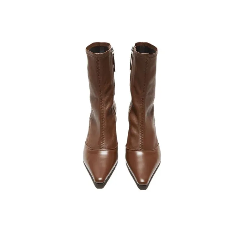 Acne Studios Ankle Boots 4.5cm Women's Brown-1