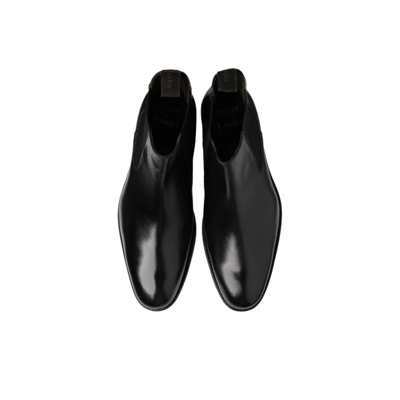 LOAKE Short Chelsea Boots Men's Black-3