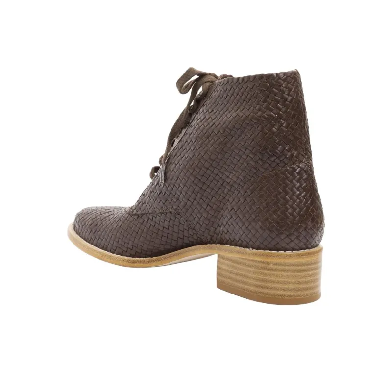 Sarah Chofakian Tresse Ankle Boots Women's Brown-3