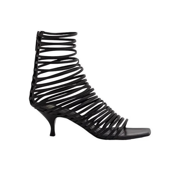 TOTEME Stylish Sandal 3cm Women's Black-1