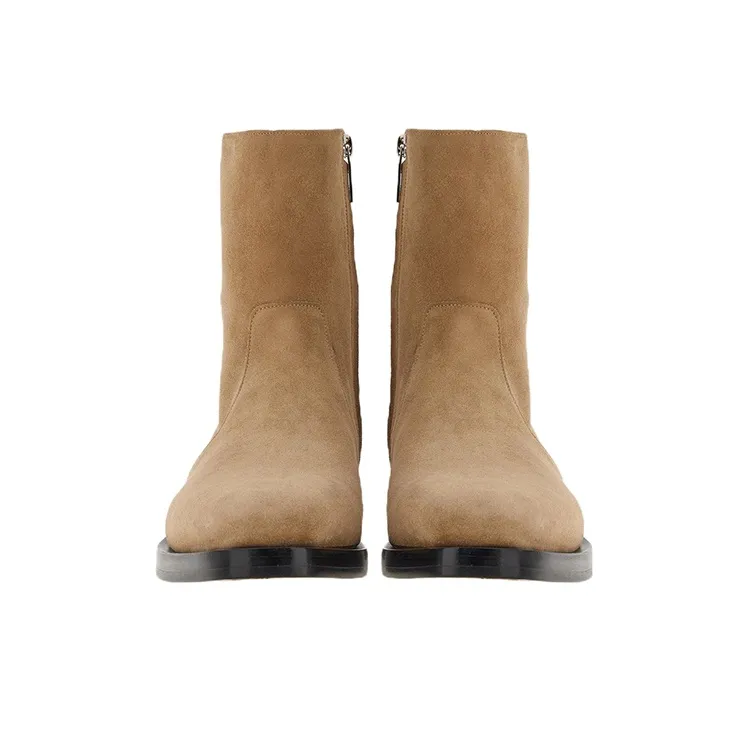 FERRAGAMO Fashion Ankle Boots Men's Light Umber-3